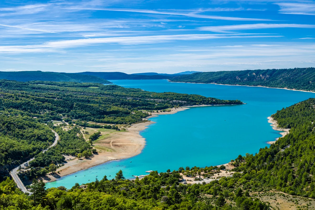 Gorges du Verdon and Lac de Sainte-Croix, turquoise grand canyon of Provence