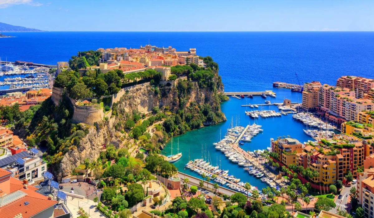 Monaco and Monte-Carlo, Côte d'Azur near Cannes